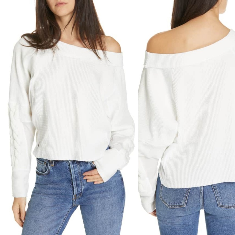 NWT Free People Josie Knit Top - Picture 2 of 5